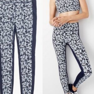 NWOT Drake's Activewear J Crew x New Balance Performance Legging Jaguar Print XS